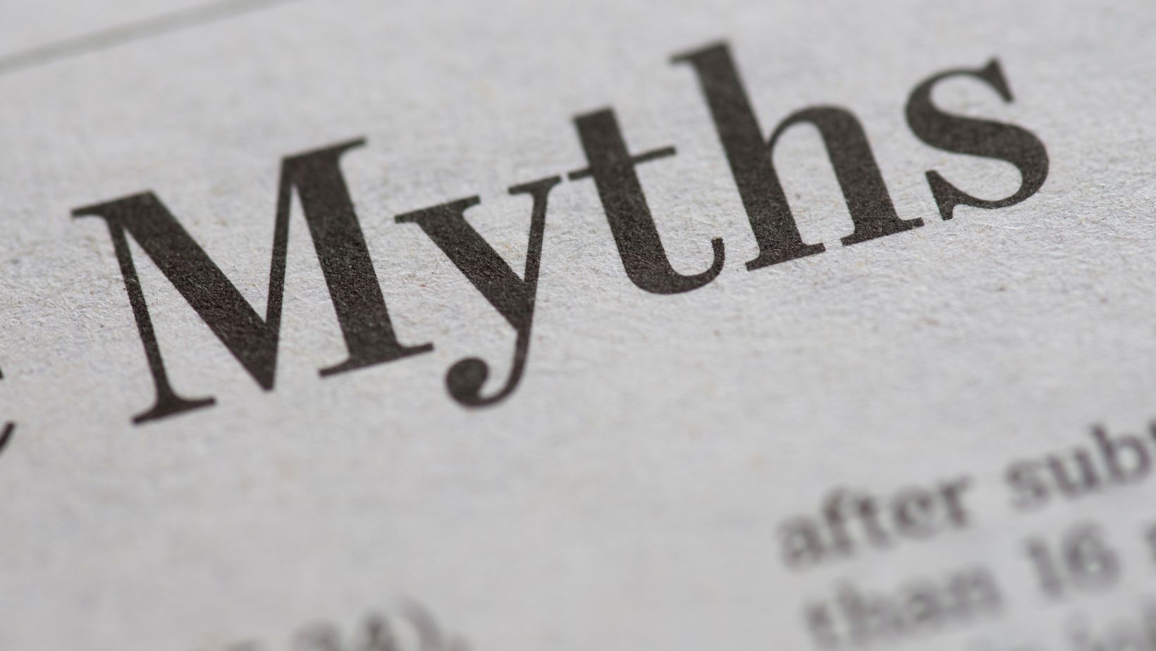 which phrase from the passage refers to a key element found in myths?